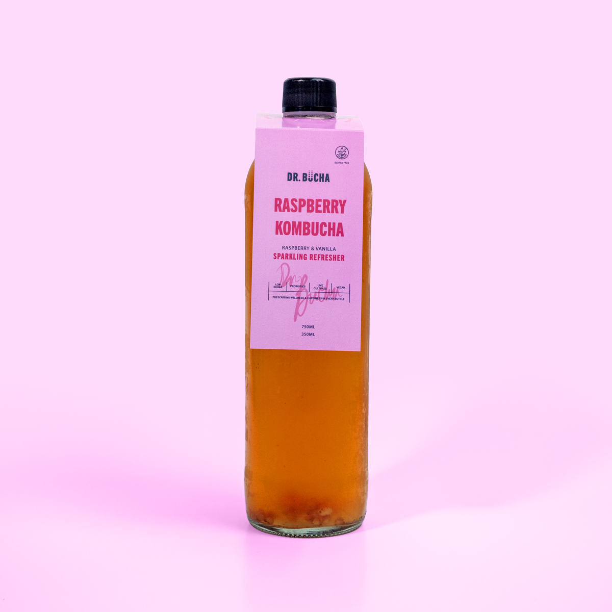 Raspberry & Vanilla Kombucha | Gourmet Living Drink | Dr. Bucha – Dr.Bucha